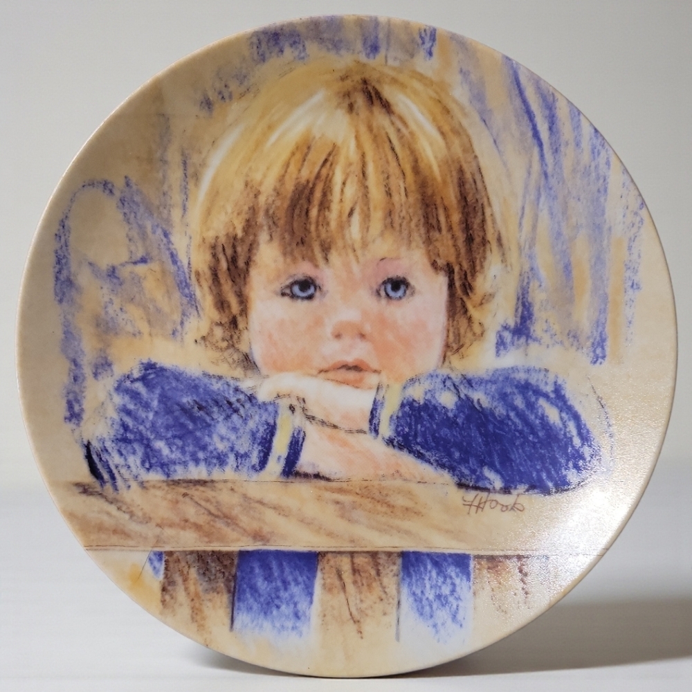 Vtg 85 Daydreaming Plate Frances Hook Legacy 2nd Knowles Roman Child's World